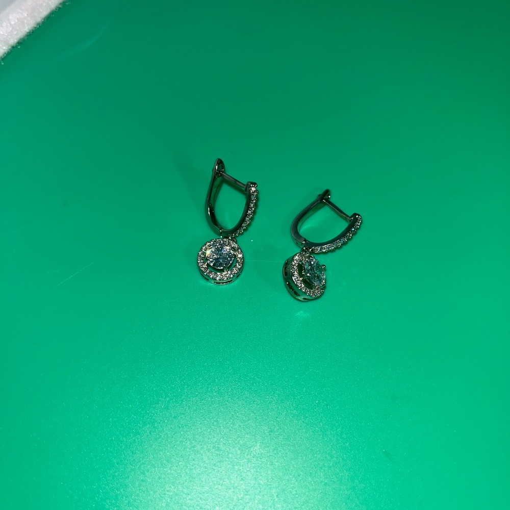 925 sterling steel earrings